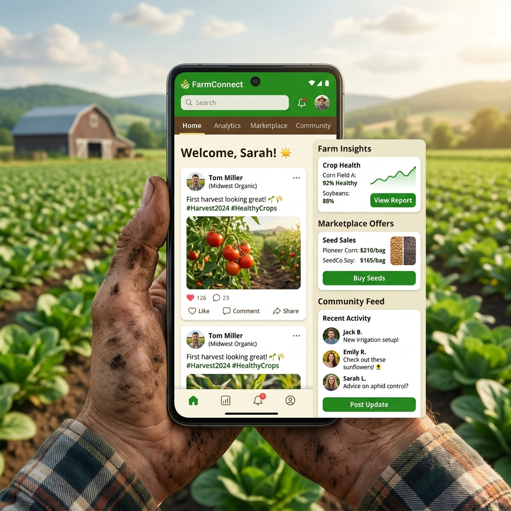Gramzo Social Media for Farmers